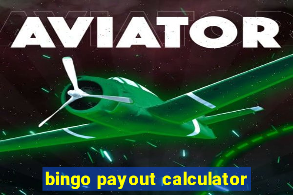 bingo payout calculator